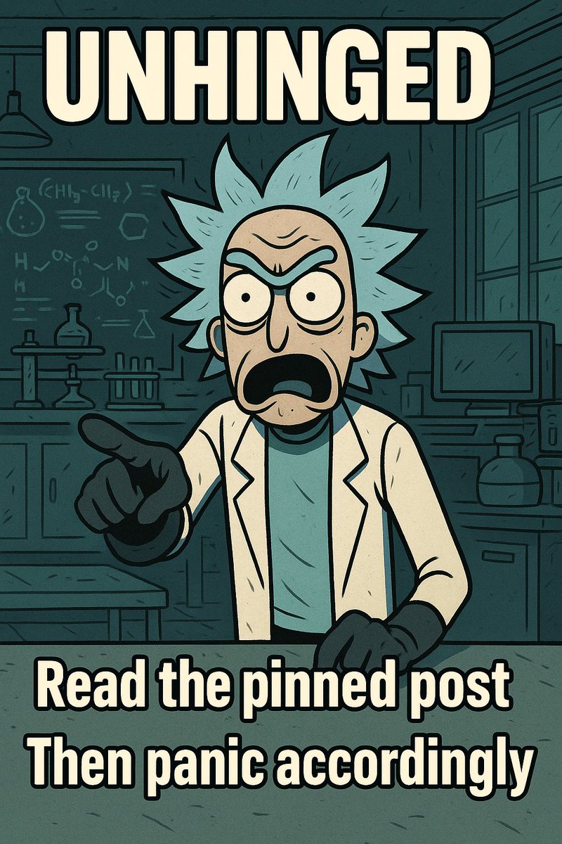 D_N_R_Token's tweet photo. Read the pinned post
Now before you miss out! Duh!

#fyp #crypto #memecoin #meme #pumpfun #solana #solscan #ethereum #doge #pepe #DefinitelyNotRick #token @solana #pumpfun @ethereum @dogecoin @pepecoineth @bitcoin @ShibainuCoin @ShibArmy #giveaway #CryptoGiveaway https://t.co/K9MMcdeuRo