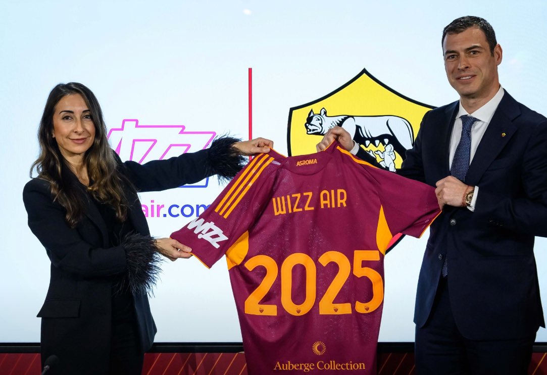 Wizz Air AS Roma’ya Sponsor Oldu!  👇

haberlimani.com/wizz-air-as-ro… 
#ASRoma #WizzAir