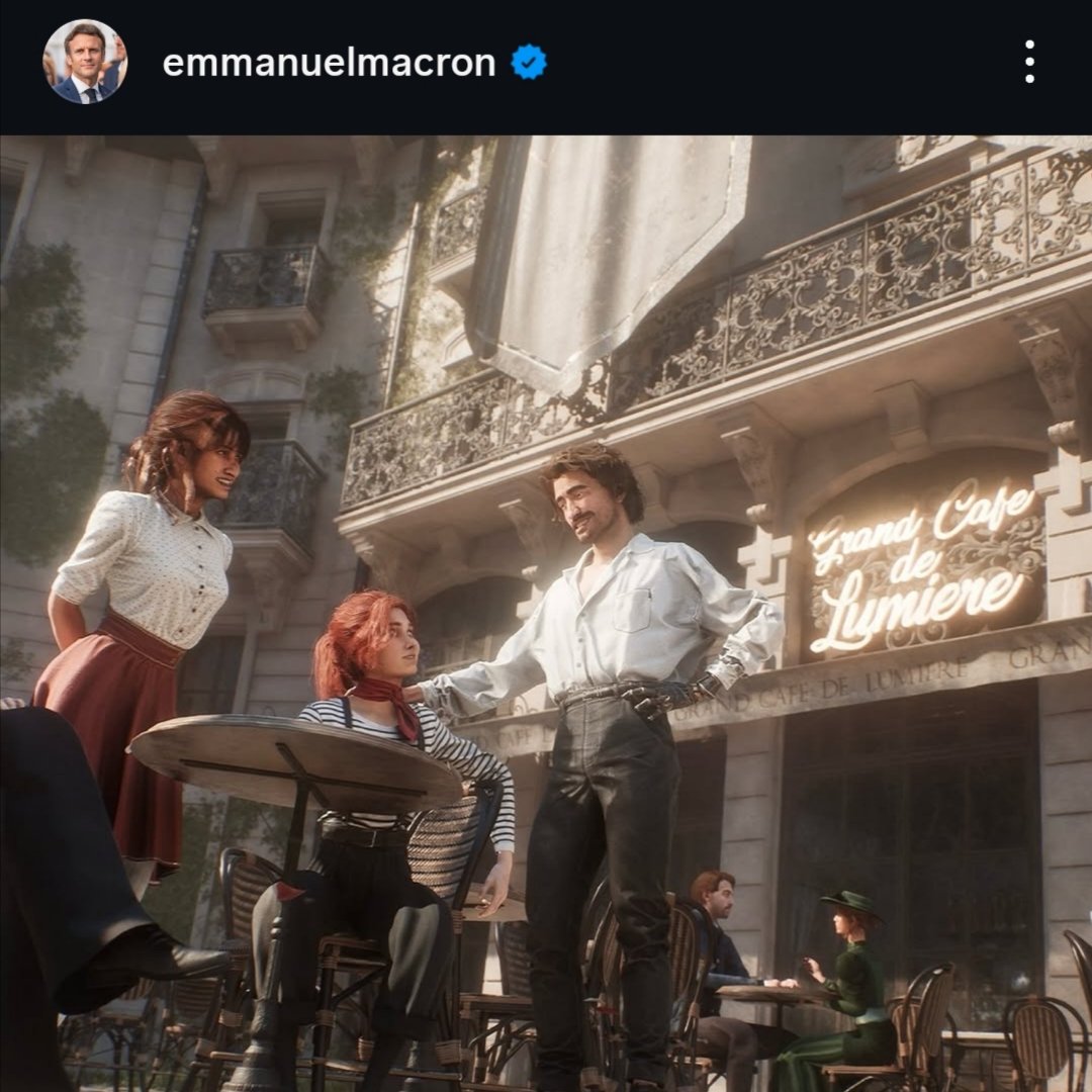 SucumbaGames's tweet image. Emmanuel Macron, Presidente da França, parabenizou o Expedition 33 pela sua vitória no GOTY do #TheGameAwards 

“Um feito histórico para um Jogo Francês e um Grande orgulho! Parabéns a equipe da Sandfall. Pelas gerações que virão e por aquelas que vierem depois”