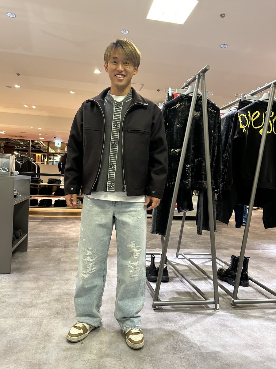 🟣福岡慎平ちゃんにジーンズ👖プレゼント🎁www #京都サンガF.C.