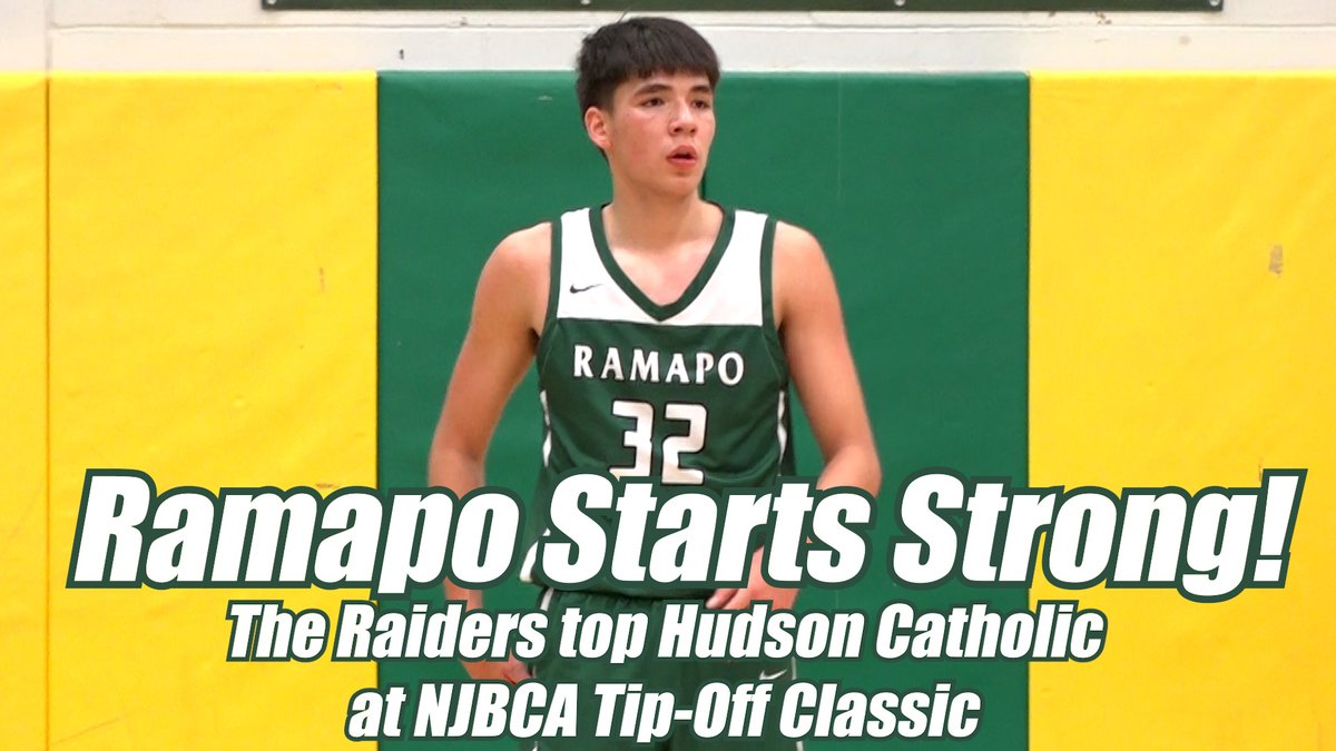 Ramapo pulled through in a back-and-forth battle with Hudson Catholic at the NJBCA Tip-Off Classic. The Raiders scored a top-20 win to open the year behind big days from Finn Marrah, Michael Moody, and AJ Greig.

Watch the FULL highlights + reaction from Ramapo's 58-57 win HERE: