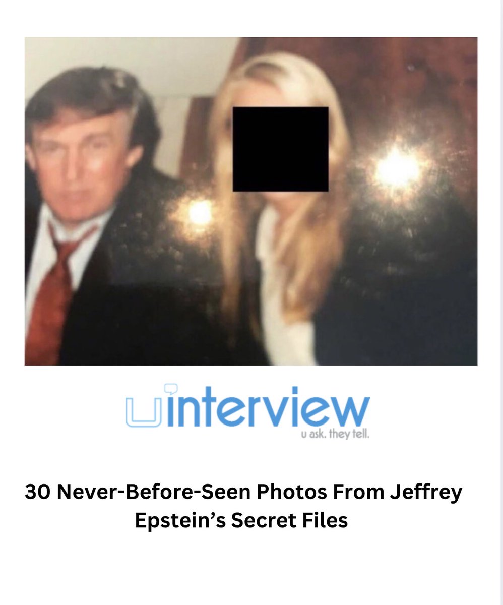uinterview's tweet photo. 30 Never-Before-Seen Photos From Jeffrey Epstein’s Secret Files – Slideshow

Follow @uinterview for the best viral videos, celebrity interviews, and news

#JeffreyEpstein #SecretFiles #PhotoSlideshow #ExclusivePhotos

Read More: https://t.co/PUm4FTBSb7 https://t.co/SPAzthjdI1