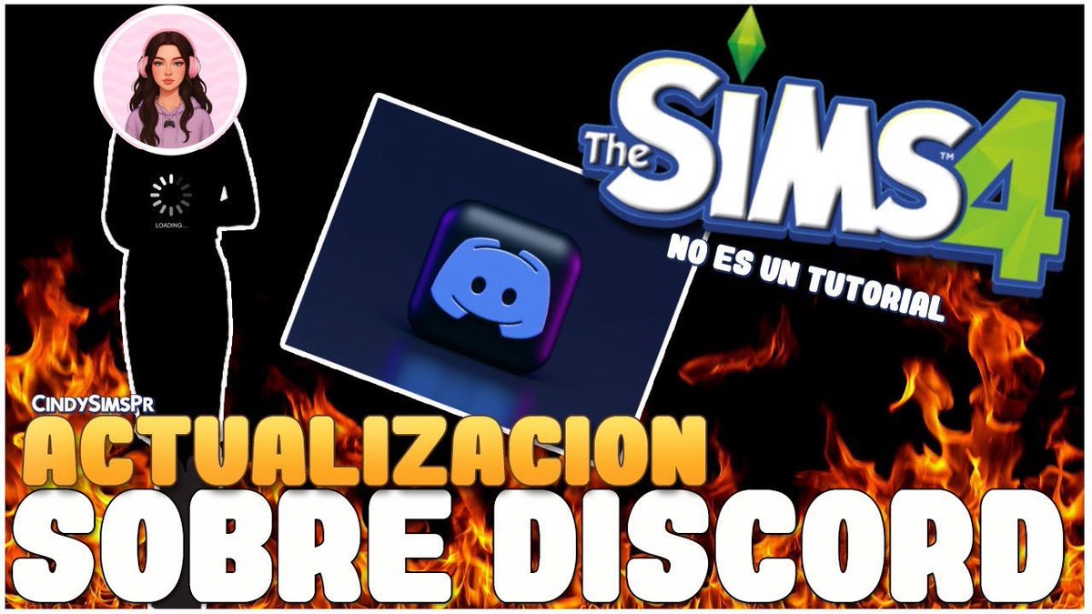 CindySimsGames's tweet photo. Simmerella actualización Discord! https://t.co/GLnMlGzyFD via @YouTube #anadius #thesims #TheSims4 #sims4 https://t.co/sJJi0qD2N3