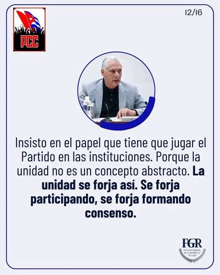 #XIPLENOCC <a href="/DiazCanelB/">Miguel Díaz-Canel Bermúdez</a>