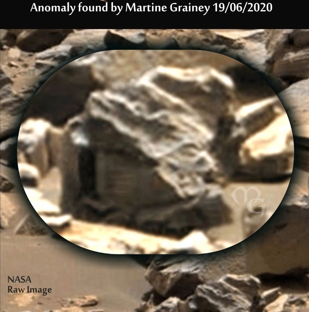 claringb's tweet image. MARS Sol 2790 - pretty cool rocks. JPL-CALTECH. Anomaly hunter Martine Grainey. Source link in comments.