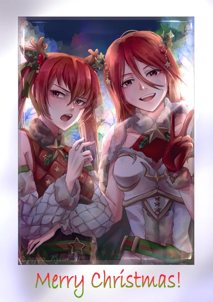 poppo_Pigeon_11's tweet image. #FEアドベントカレンダー2025
14日目:ティアモ&amp;amp;ルーナ
素敵な企画に参加させていただきありがとうございます！
Merry Christmas！！🎄