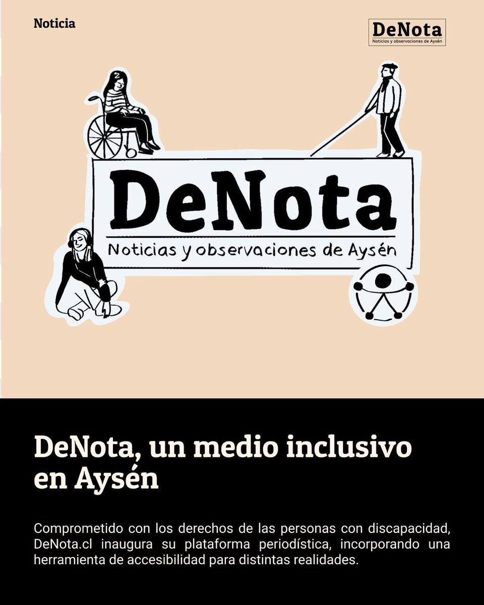 barbarabesa's tweet photo. Nuevo medio digital para la Región de #Aysén 🙌👏

Periodismo inclusivo e independiente, todas y todos invitados a seguir su cuenta instagram @denota_cl 

https://t.co/yoddOzViNo 
Agradezco mucho sus RT 🙏 https://t.co/E8NBOWIANo