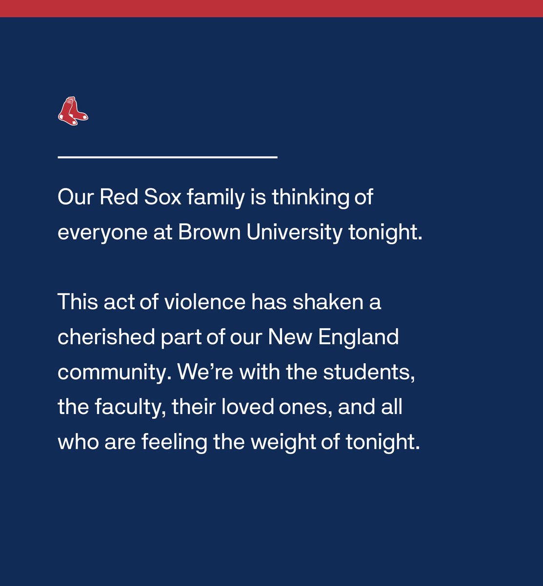 Sending our love to Brown.