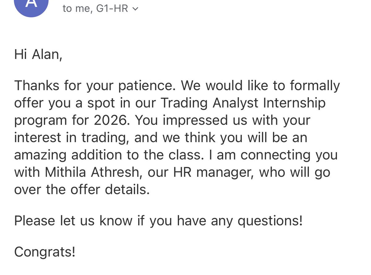 GusakTrades's tweet photo. Internship of my dreams. I did it chat #trading https://t.co/OQQjGBbGNZ