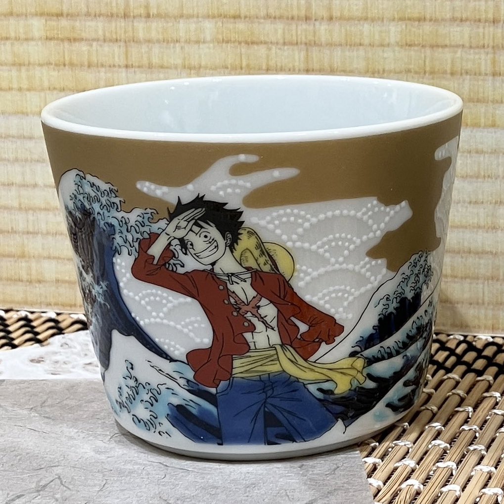 再入荷】 ONE PIECE九谷焼 そば猪口 大波・ルフィ 各4,950円(税込) ONE