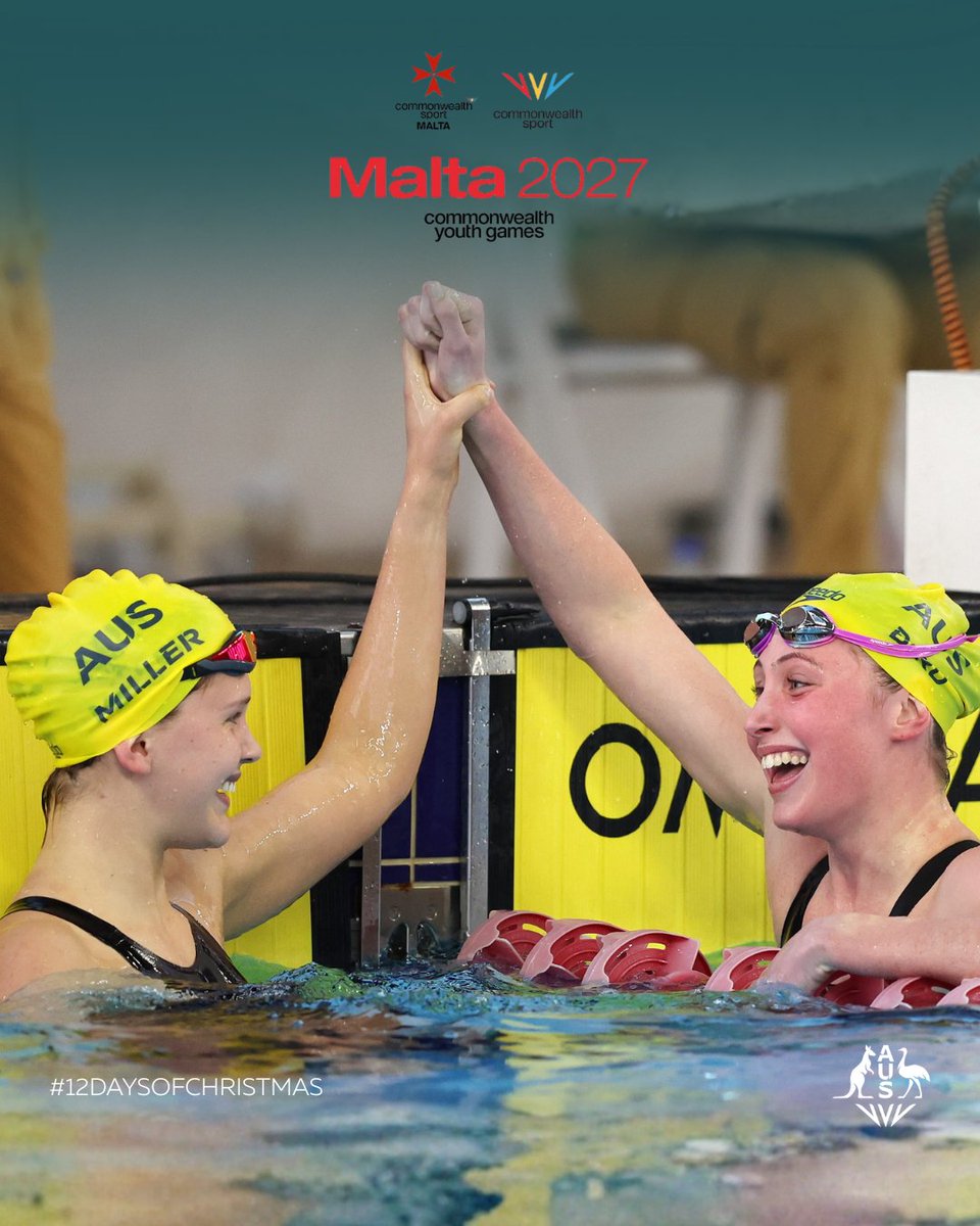 CommGamesAUS's tweet image. 💚💛 On the second day of #Christmas2025, we raised our hands in celebration following confirmation that #Malta2027 will play host to the next edition of the Commonwealth Youth Games! #CommGamesAUS @thecgf