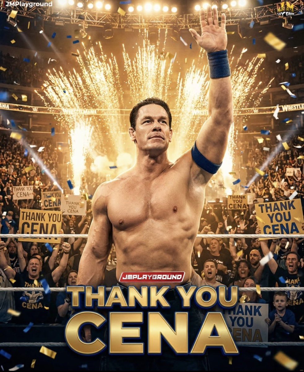 TaraNMay's tweet photo. Just started and already a little 🥺
This is gonna be special
#ThankYouCena https://t.co/OiP5VuD8bX