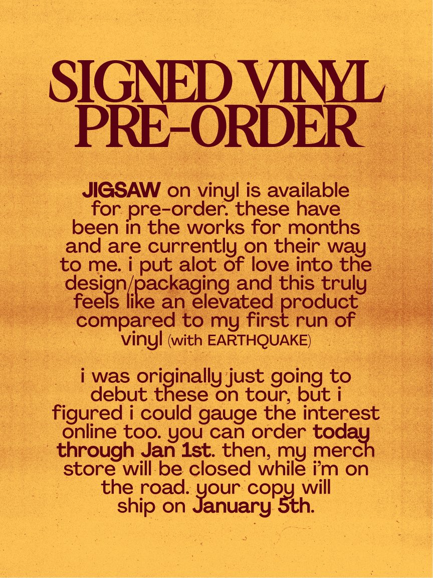 DylanReeseMusic's tweet photo. available now thru Jan 1

thanks for the love on the new album for
those who’ve listened already 🧩💿 https://t.co/mT5dvlnkUS