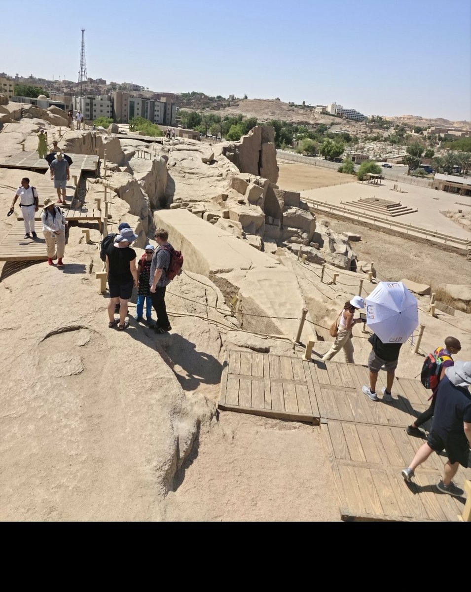 claringb's tweet image. The unfinished obelisk at Aswan, Egypt.  If completed, it would have been the largest obelisk ever created, measuring approximately 42 meters (137 feet) and weighing around 1,168 tons. Join me on the next 4bidden Tour Of Egypt. LINK IN COMMENTS