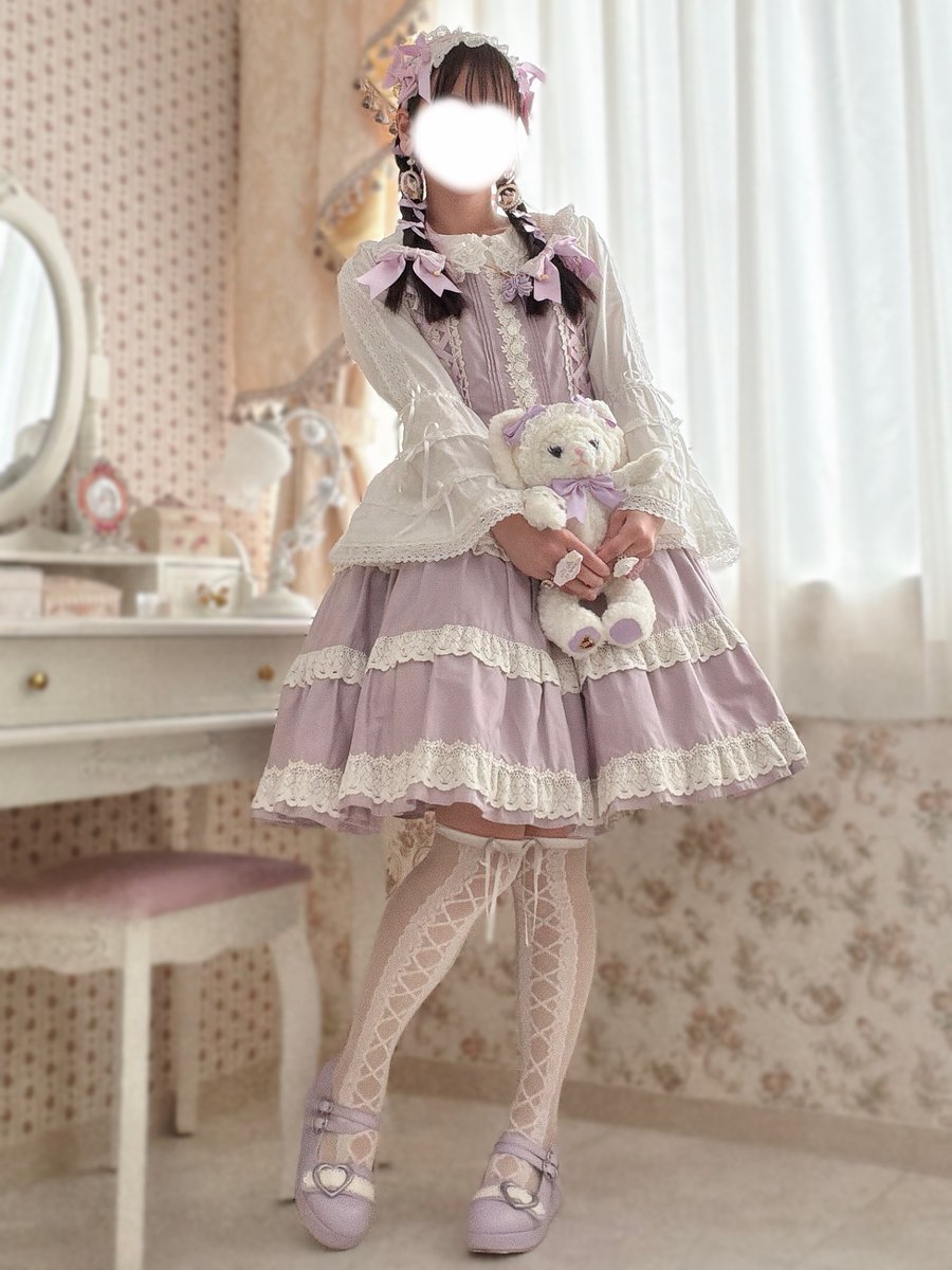 ラベンダーなうさくみゃちゃんと初めてのお出かけでした🎀🫧 BABY