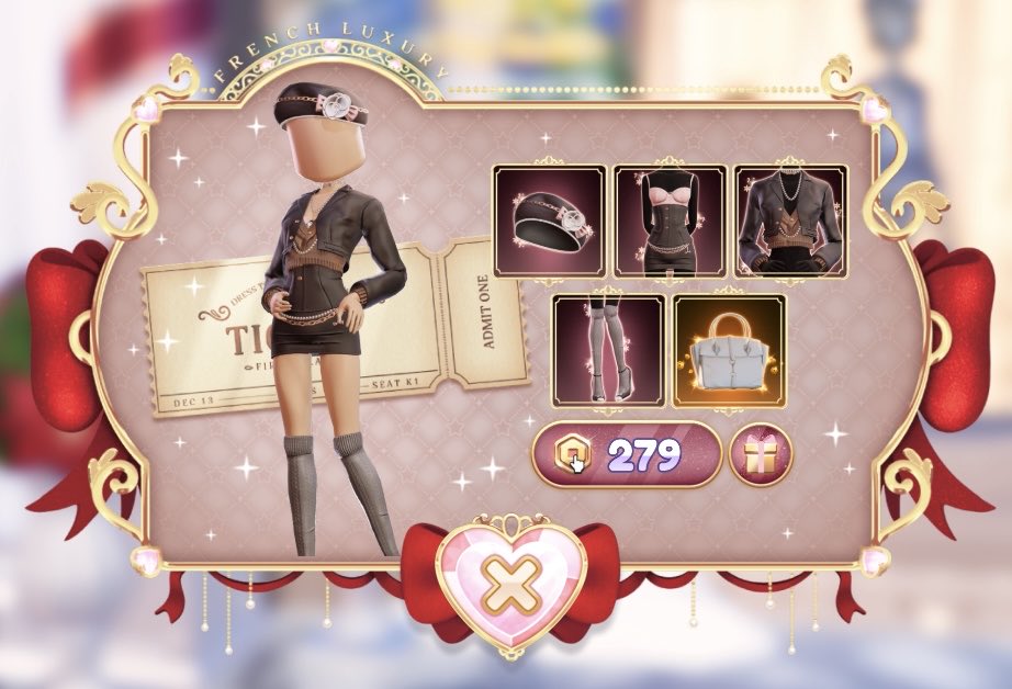 charmgirlxx's tweet photo. 3x FRENCH LUXURY SET GIVEAWAY ‼️

All you have to do is subscribe to my YT, make sure you’re following me, like &amp; repost! ❤️ link below👇 

https://t.co/uul5CXAtPd

Comment when done! There will be three winners 🩵🎄

#DressToImpress https://t.co/N85UcRuTk1