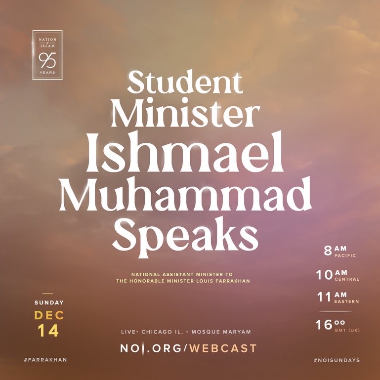 minishmael's tweet image. I am excited and humbled to be back and share with you what Allah has placed on my heart!

In Chicago? 

Be our special guest tomorrow at 10am CST

📍 7351 S. Stony Island, Chicago IL

Not in Chicago? You can watch the livestream: media.noi.org 📱 💻 

#NOISundays