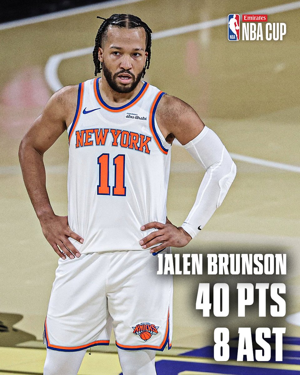 THE KNICKS ARE BALLING IN VEGAS 🎰
Jalen Brunson shined in the win vs. Orlando 🔥
