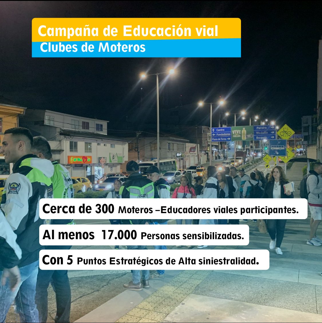 asfapaz's tweet photo. La estrategia "Manizales Rueda Segura" , se mueve con resultados. 🚦📈

Con Secretaría de Movilidad de la Alcaldía de Manizales y diversos clubes de moteros de la ciudad, seguimos promoviendo la seguridad  vial. 

@CiudadManizales
@SecMovilidadMzl

#ManizalesRuedaSegura
#Asfapaz https://t.co/iwffIeuwjw