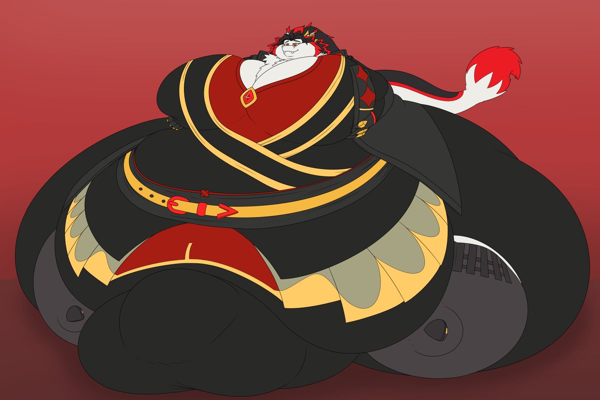 A paid piece for <a href="/Dingdong3191/">Terrigin (@/terrigin.bsky.social)</a>!

Pretty fat for a king. As it should be! cx