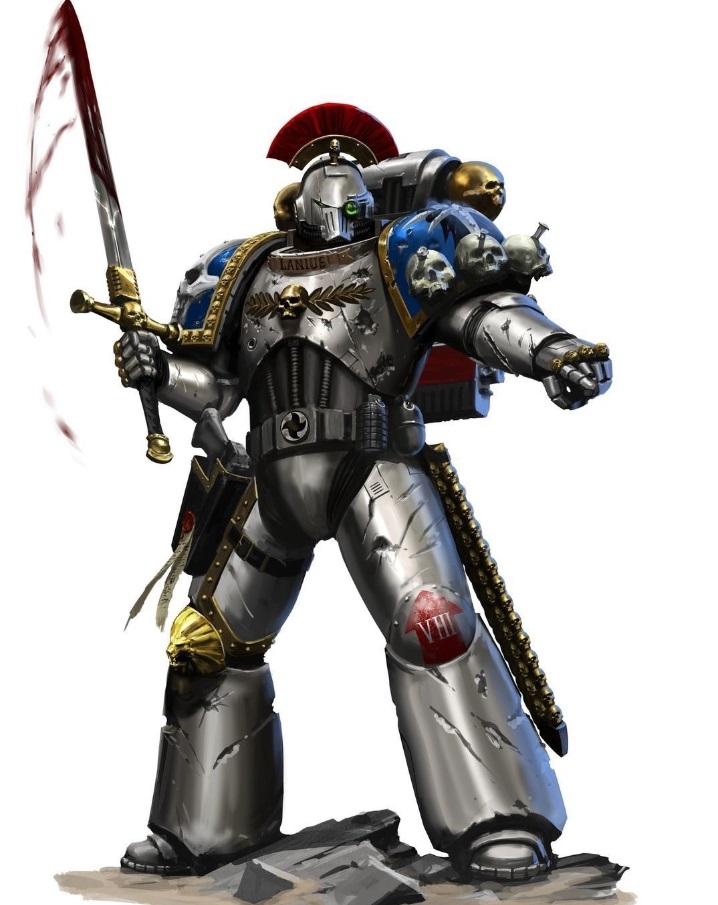 40kARTdotcom's tweet photo. Astral Claws Sergeant Chaos Space Marine Art by George Earl Abalayan https://t.co/ZiseChcEkV