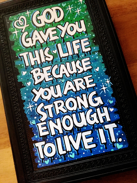 ThePoppedArts's tweet image. #PaintedBibles #FaithArt #HandLettered #PoscaPaintPens  💙💚💙