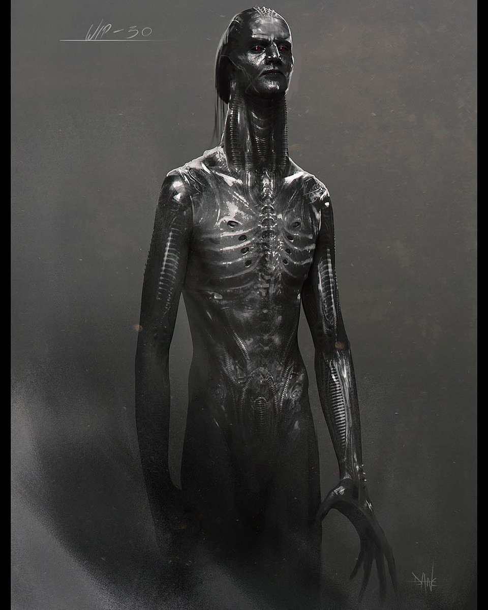 BodySnatchers79's tweet photo. Alternate designs for "The Offspring" from ALIEN: ROMULUS by Dane Hallett https://t.co/qSBvrYEFRB