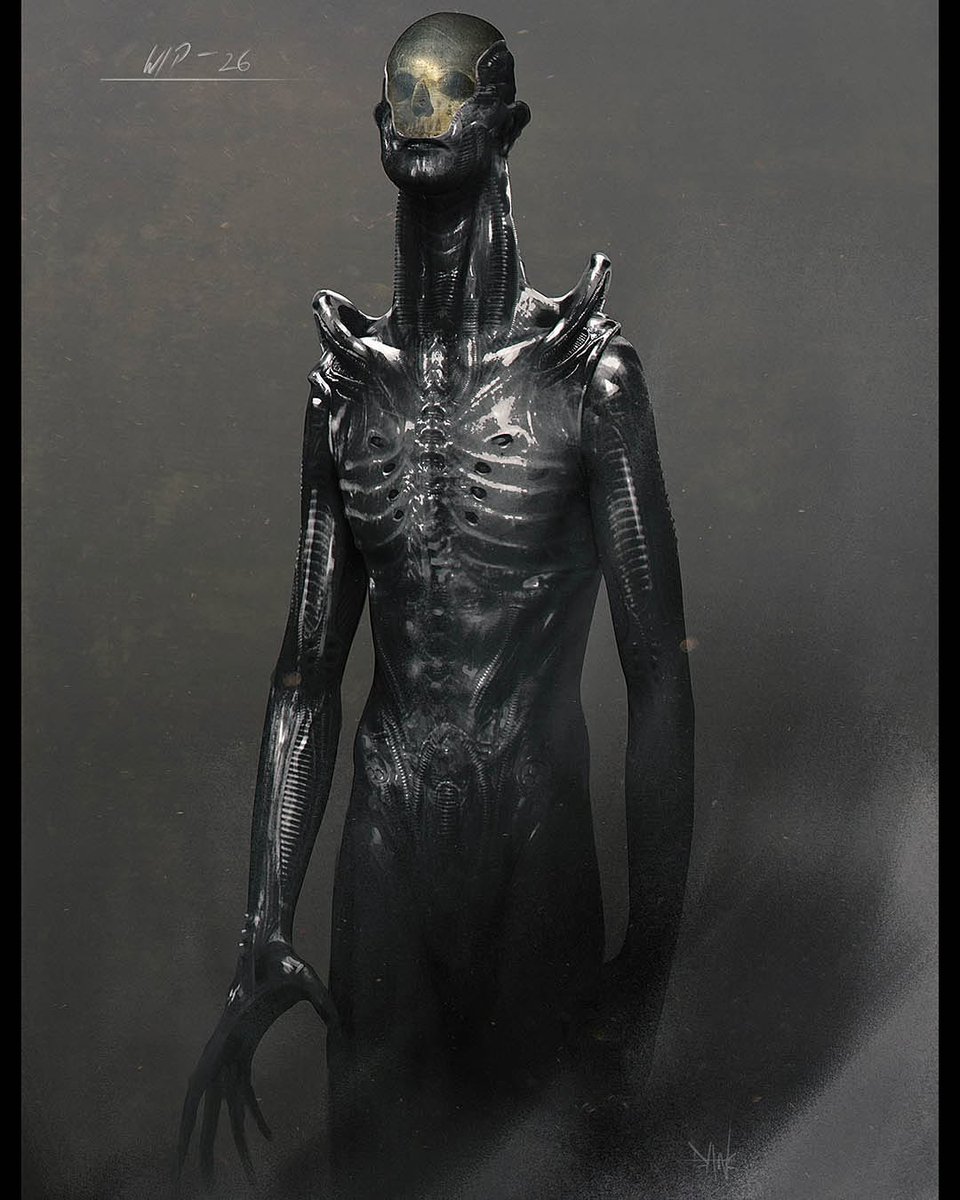 BodySnatchers79's tweet photo. Alternate designs for "The Offspring" from ALIEN: ROMULUS by Dane Hallett https://t.co/qSBvrYEFRB