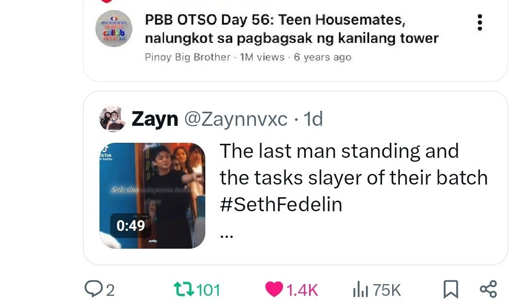 yancy_updates's tweet photo. the engagement speaks a lot!
@imsethfedelin will always be remembered as the last man standing of their pbb otso batch β€οΈβπ©Ή
#SethFedelin #PBBOtso https://t.co/4Ap5XqdNog