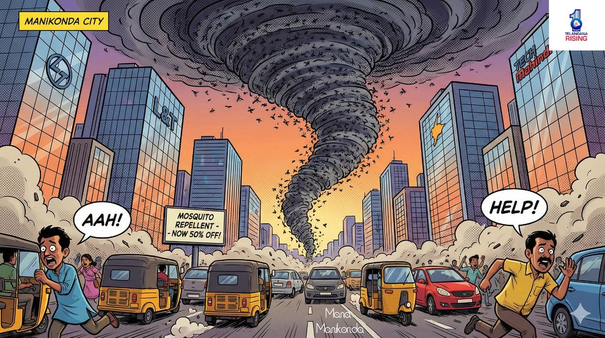ManaManikonda's tweet photo. 🚨 #MosquitoesRising By 2047 Mosquitoes will eradicate Manikonda Residents. GHMC Commissioner Garu please ACT Quickly @CommissionrGHMC & Save Us 🦟🦟🦟🦟🦟

 @ZC_SLP @dc_slp20 @PrlsecyMAUD @revanth_anumula @CollectorRRD @ACLB_Rangareddy @PrakashGoudMLA @KVishReddy @gadwalvijayainc