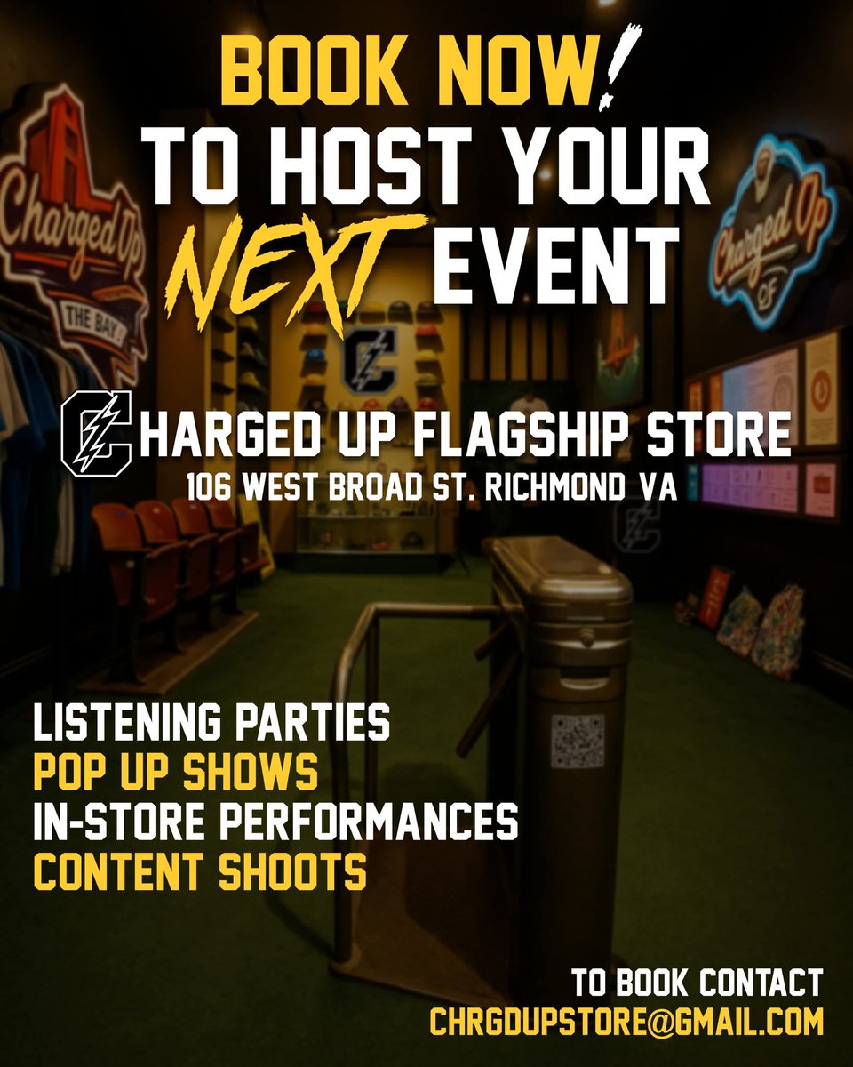Charged Up Flagship Store tweet media