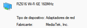 ElTioSpidy's tweet photo. @vql3n Aunque bueno me da velocidades bastante buenas de por sí ya que mi Tarjeta Madre es WiFi 6E https://t.co/nMSYG4W2Xy