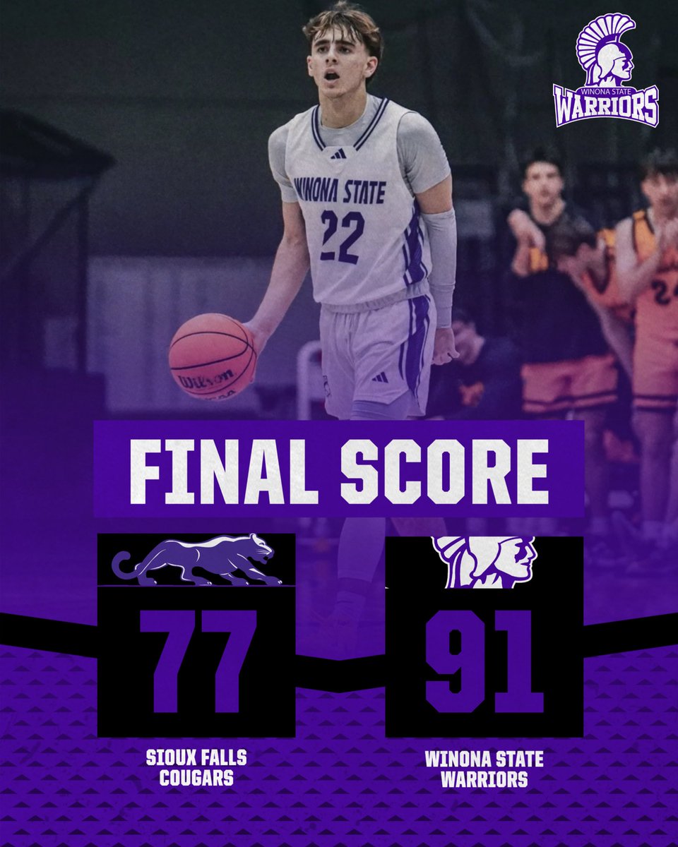 Winona State Men's Basketball tweet media