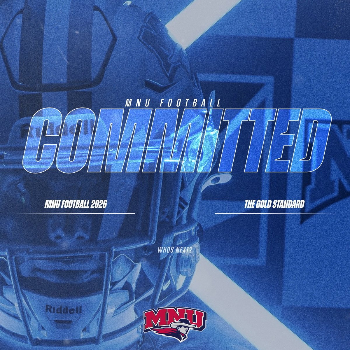 HuttoKris60's tweet photo. #AGTG I want to announce I am 1000% committed to @MNUFootball! Special thanks to @CoachCollinsCj, @Coach_SambolMNU @coachCordovaHC!  

@CoachEReinhart @CoachWCompton @coach_pleasant @CoachTorres60 @Coach_ro2 @HuttoHS_Fball @var_austin https://t.co/Jemc4FjNLS