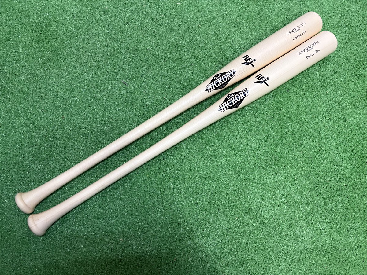 OLD HICKORY BFJマーク付き店舗オーダーバット入荷🇺🇸 削りたて