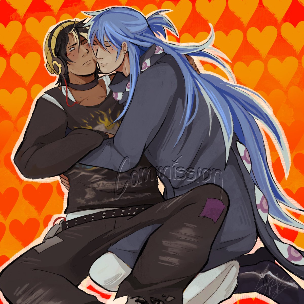 Commission for <a href="/MinatosBoyToy/">MinatosBoyToy</a> !! Tysm for commissioning me >_<!! I loved drawing these two cuties, I missed them SMM aughh I’m gonna be sick #Fortnite #remifortnite #nezumifortnite #rezumi #commissions