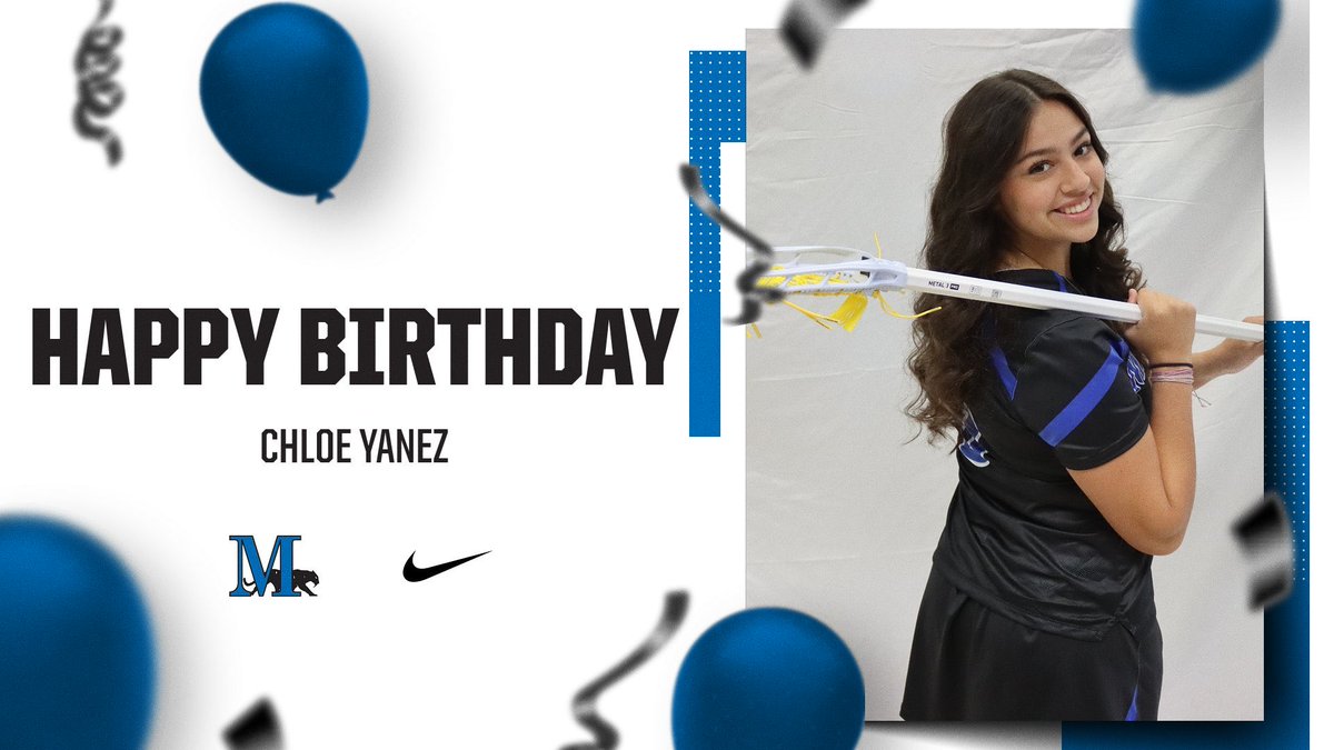 A very happy birthday to our sophomore midfielder, Chloe Yanez!! We hope you have the best day 🥳