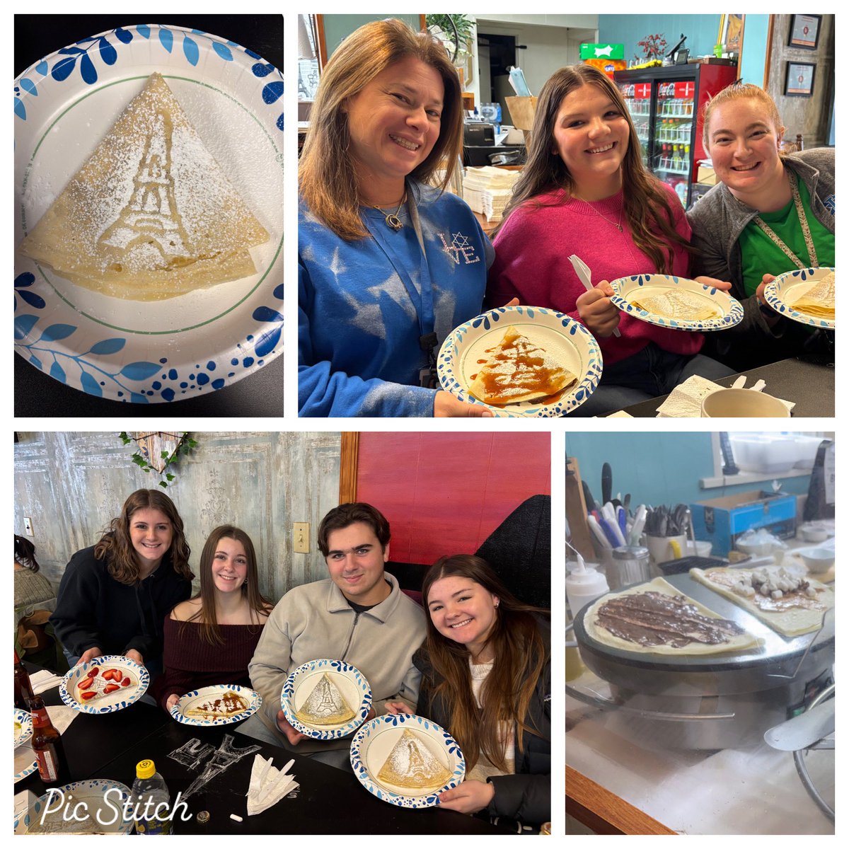 Un matin délicieux! <a href="/jhanula/">Lower Dauphin High School</a> #AuBonLieu 🇫🇷🍫☕️🥞
