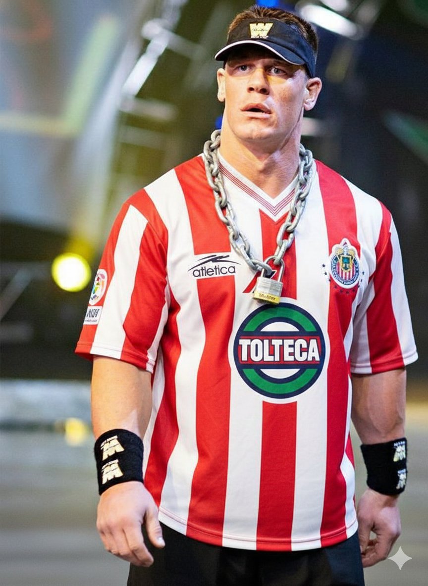 De aquella vez que WWE vino a Guadalajara. 

John Cena le sabe a la pelotita.🐐🔥