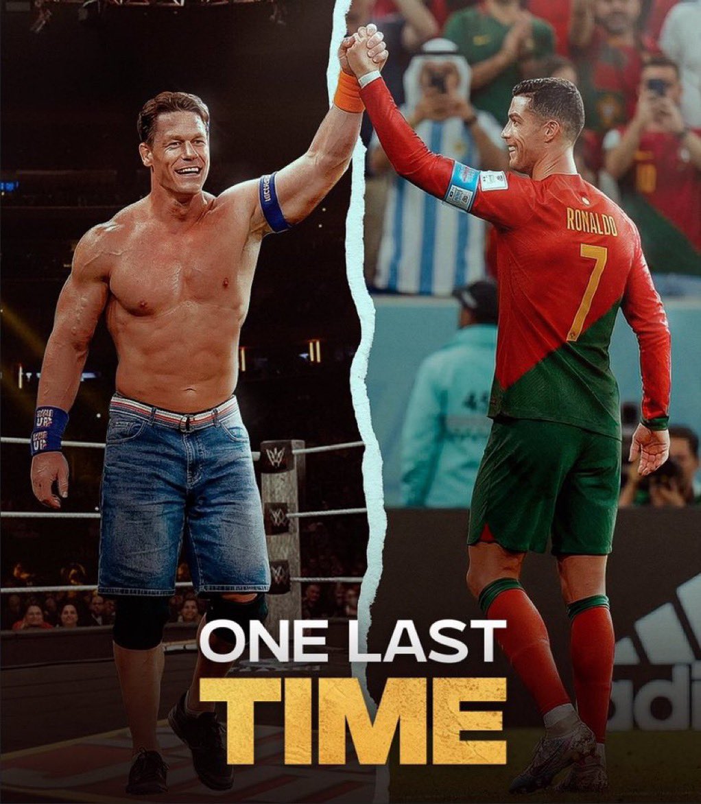 John Cena in a past BBC interview:

“If I had to name famous footballers, I would start and end with Cristiano Ronaldo. That's it”.

Happy retirement, <a href="/JohnCena/">John Cena</a> 🫡
