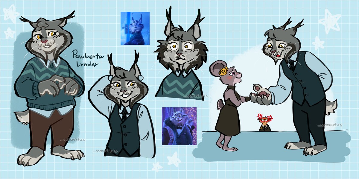 pawbert lynxley,,, but yurified!! #zootopia2