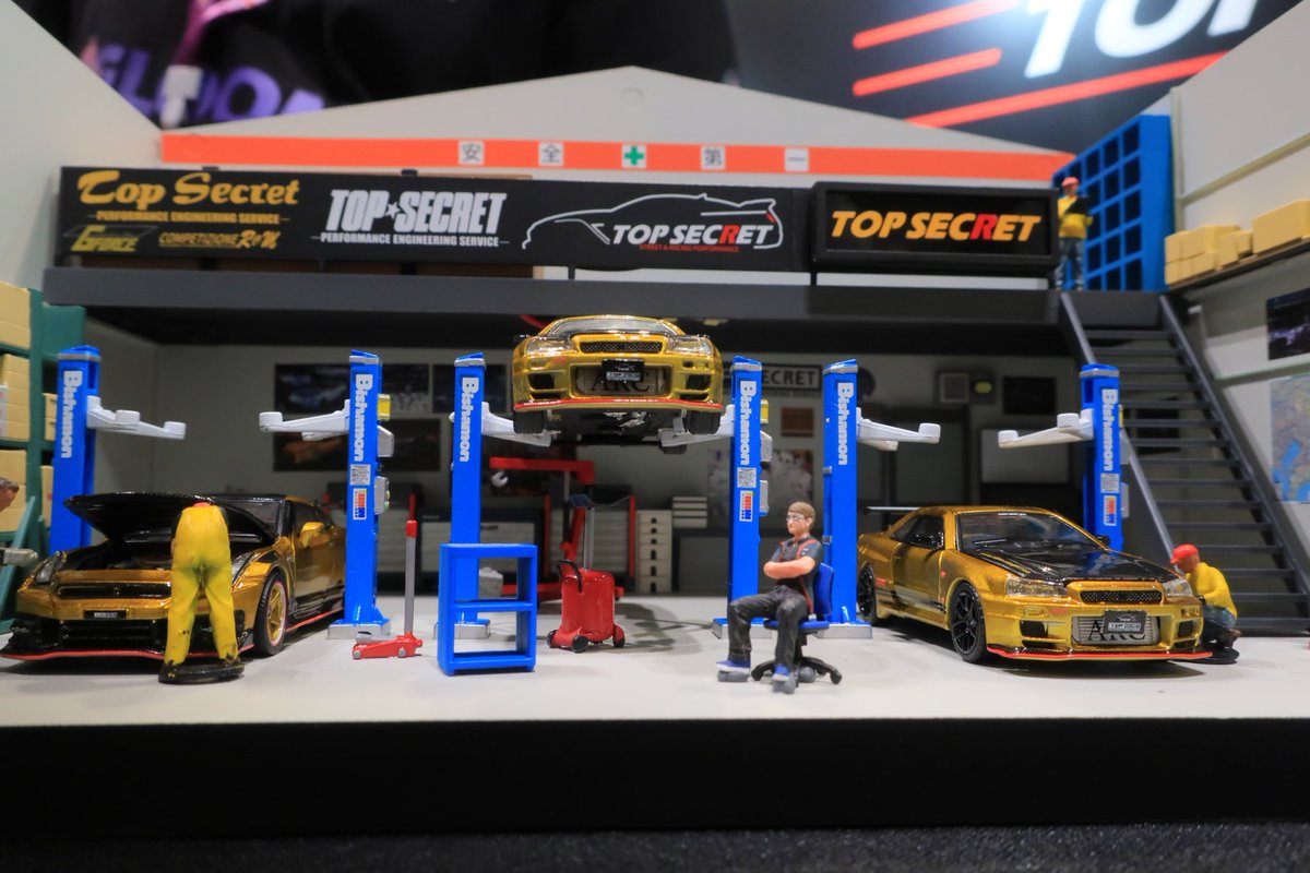 top secret ジオラマ 東京オートサロン2026限定 TOP SECRET 1/64