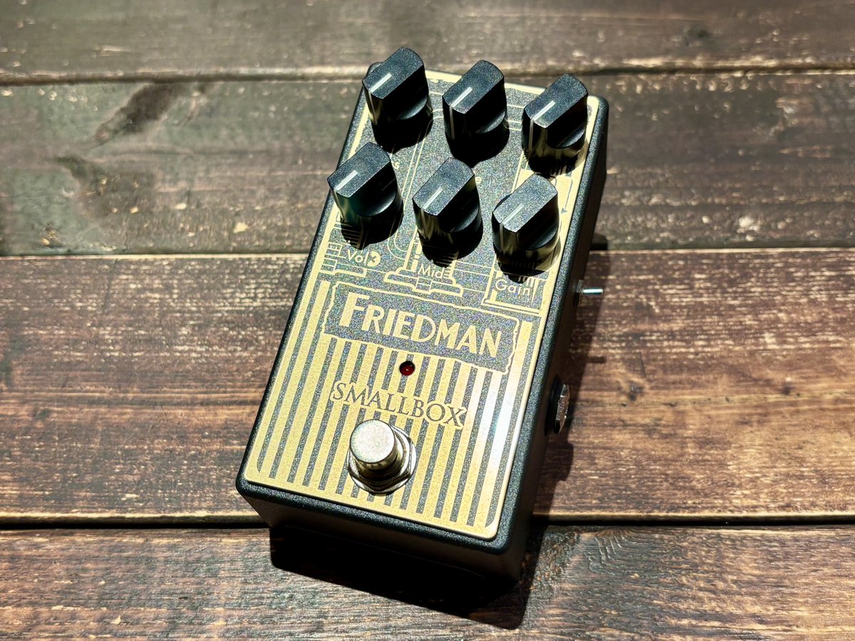 📢オススメペダル紹介📢 FRIEDMAN / Small Box Pedal Friedmanを代表