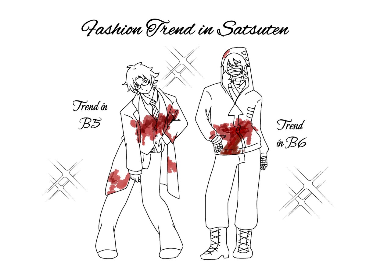 #ミュージカルさつてん
前の最後が最後ではない方です。 感想を思い出したらそのまま書きます。 昨日とにかく第1幕をもう一度見たんだけど、こっちのセリフ、観客が笑ってくれたって言ってたみたいで（ちゃんと聞き取れたわけではないけど）描いたんだけど···。