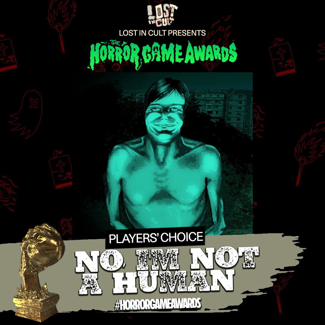 HorrorGameAward's tweet photo. Congratulations to @trioskaz on winning the Player's Choice Award!

@lostincult presents The #HorrorGameAwards https://t.co/qic4OemUjY