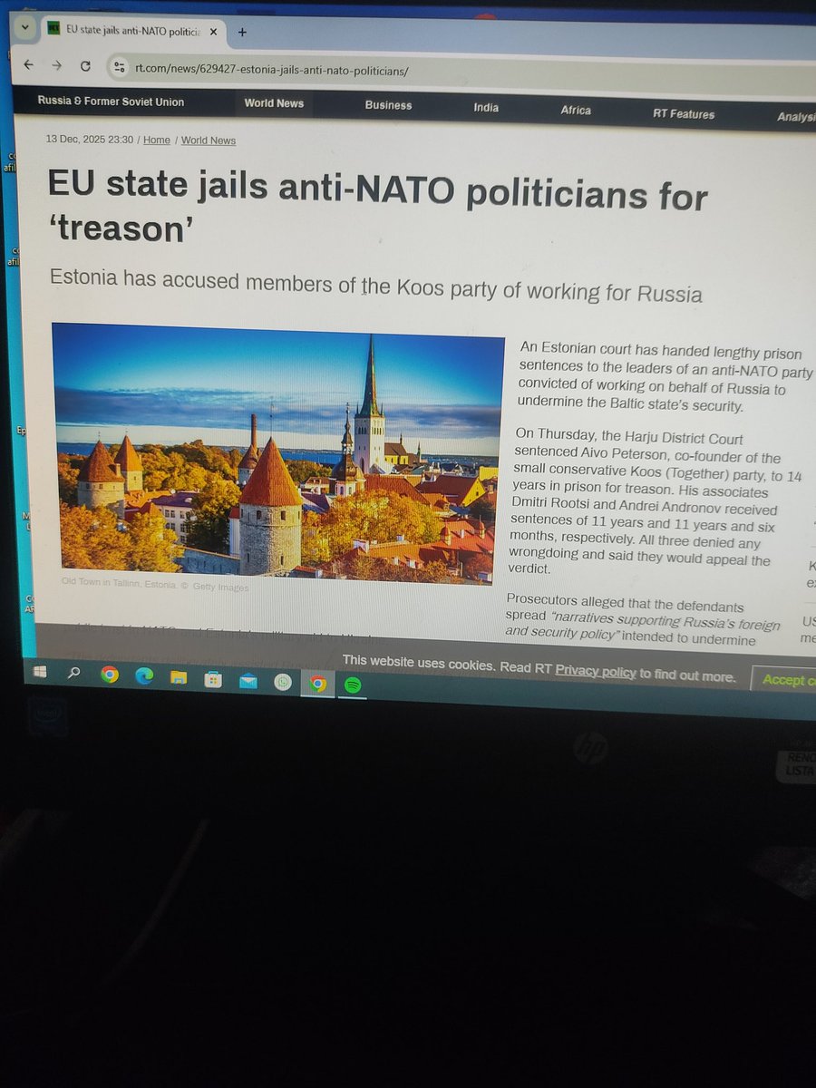 milt83896's tweet photo. THIS IS WHAT IS CALLED DEMOCRACY IN ESTONIA. IF A CITIZEN CANNOT EXPRESS A DIFFERENT  IDEA THAN THE GOVERNMENT'S NARRATIVE  THEY PUT YOU IN JAIL. WHAT A JOKE. THIS IS EXACTLY WHAT TRUMP POINTED  OUT. EU'S DEMOCRACY IS NON-EXISTENT.  WORTHLESS CRAP https://t.co/VLGHawBoCV