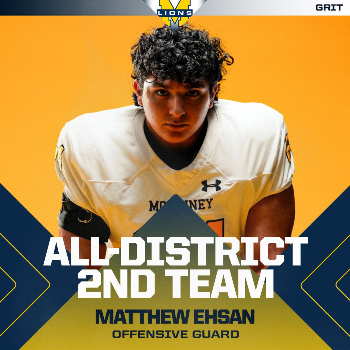 CoachLeonardTX's tweet photo. Congrats to Matthew Ehsan (@MatthewEhs89678) for being voted 2nd Team All-District!

#COE
#GRIT
#GoldStandard https://t.co/aHmpEGU93A