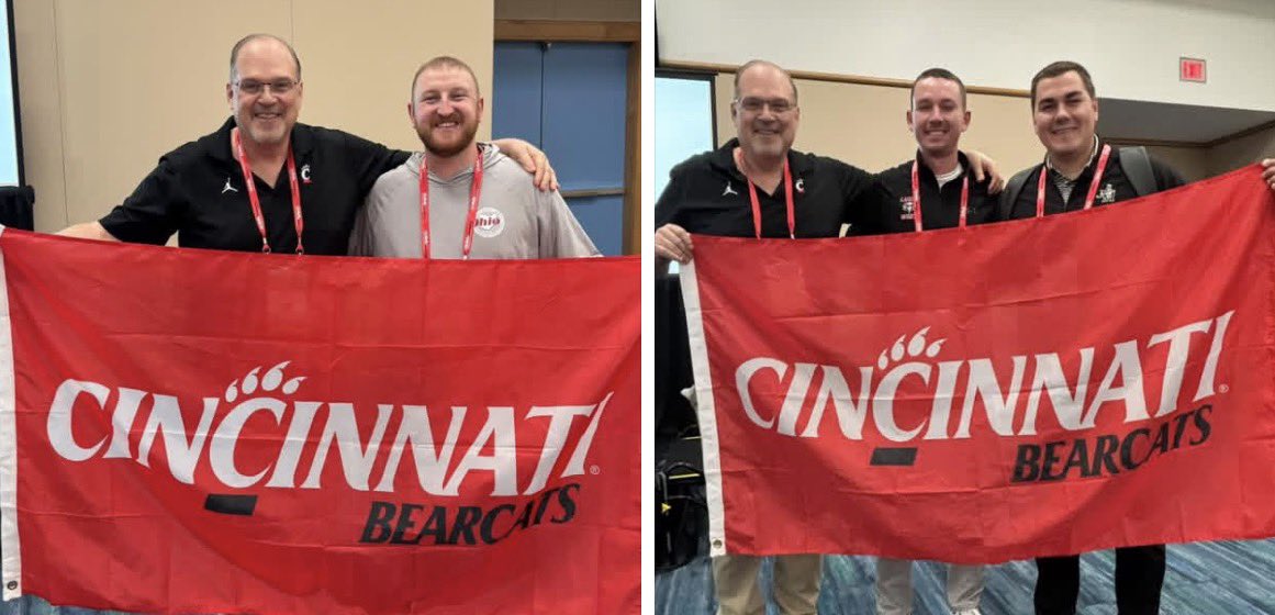 DrKelleyUC's tweet photo. Tampa | Day 2 of the @NIAAA9100 / @NFHS_Org 56th Annual National AD Conference!
Proud to reconnect with @UC_SPAD alumni:
@HollingerReid ,Assistant AD at @WCHSWolves 
@lukecornele – Assistant AD at @FirebirdTweets 
@KyleSasala CAA – Director of Athletics at @STVMAthletics 
UCSPAD leaders making an impact nationwide! 🙌 #UCSPAD #CradleOfAthleticDirectors