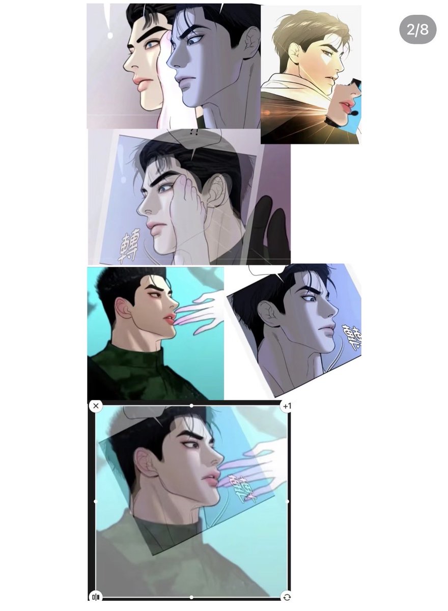 erykistired's tweet photo. One of the many early controversies of “doomsday protector” is art tracing. Yes it’s ok for satire works to show references towards the source materials, but it’s in poor taste because 1. the author isn’t labeling it as parody 2. she traced her panels directly from source https://t.co/UJmJer1Vcg