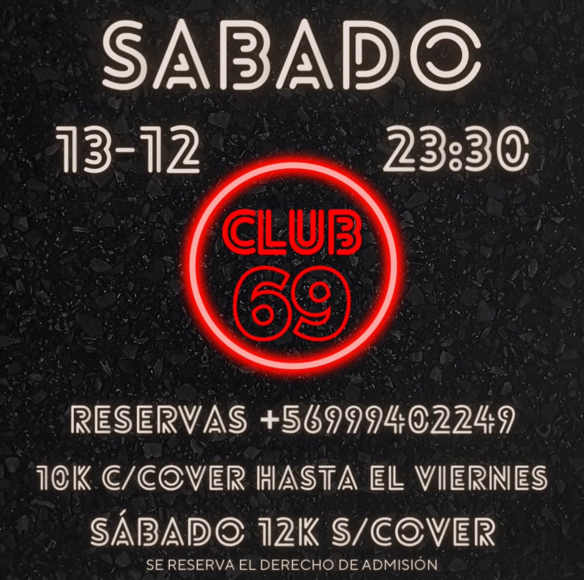 Desde las 23:30 hrs.

- Barra
- Baños
- Mobiliario morboso
- Zona fumadores
- Zonas cruising
- 1er y 2do. piso climatizados sin estufas
- Lockers gratis con candado para tus cosas
- Higiene, limpieza y comodidad

#gaychile🇨🇱 #gaychilesantiago #santiagogay #santiagogaychile